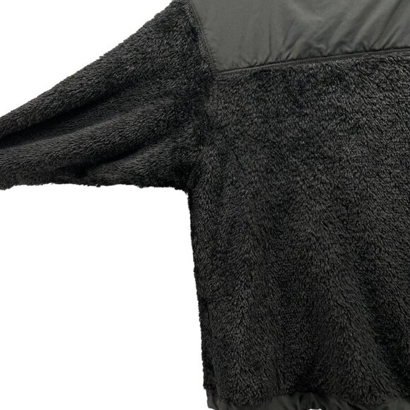 The North Face Women Plush Fleece XS Jacket Black Logo Toggles Polartec - Picture 4 of 10